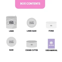 Frost Form Taart Coating Kit Rond 20cm