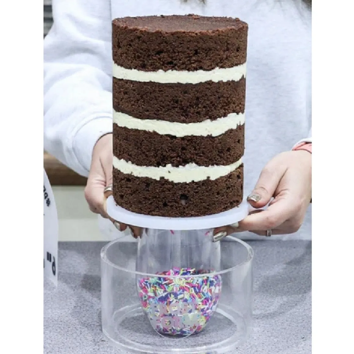 Frost Form Taart Coating Kit Rond 10cm