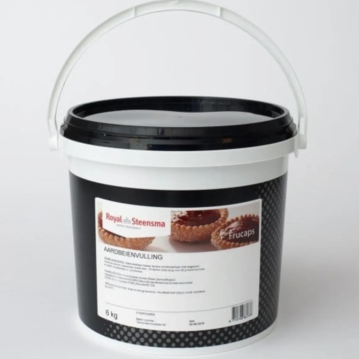 Frucaps Vruchtenvulling Aardbei (70% fruit) 6 kg