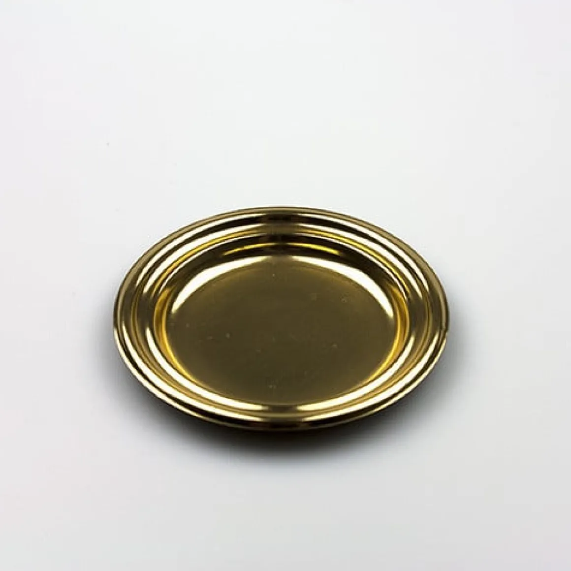 Gebaksschoteltje kunststof Rond Goud Ø86mm