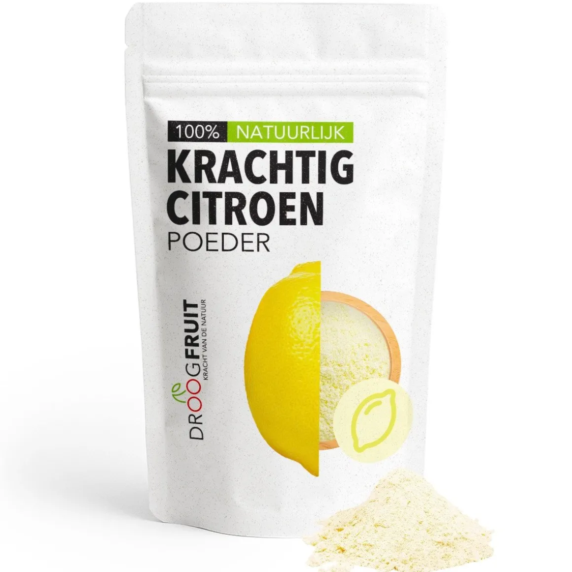 Gevriesdroogd Citroen Poeder Krachtig 80g