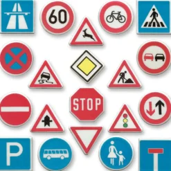 Günthart Fondantschildjes Verkeersborden 100st.