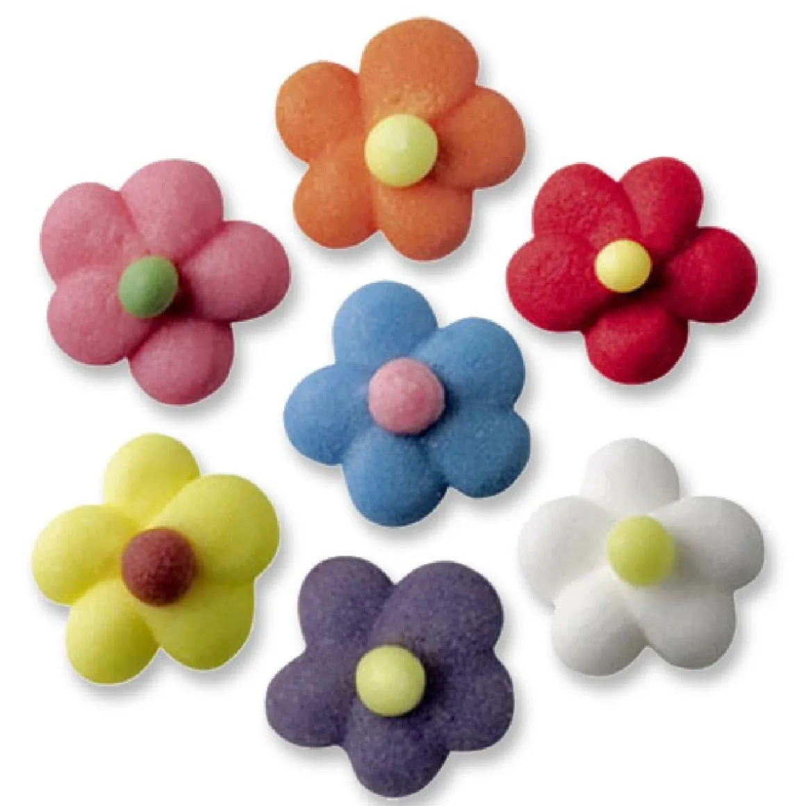 Günthart Suikerdecoratie Bloemen Gekleurd Klein 210st.