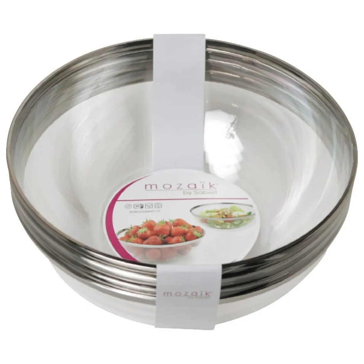 Grondstoffen Bakje Plastic Ø14cm (0,4l) Set/8