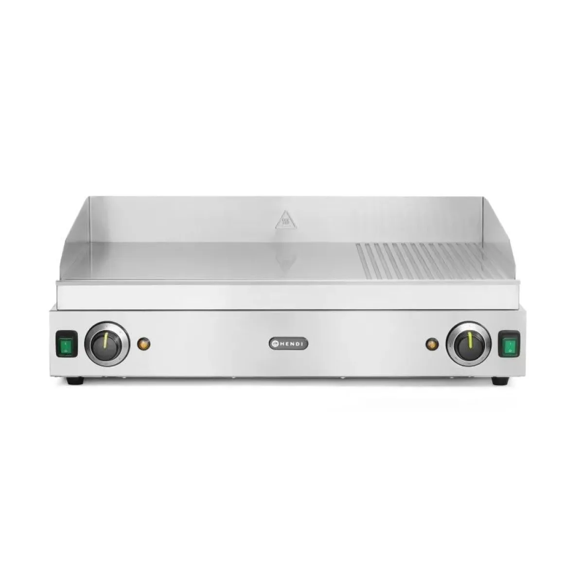 Hendi Bakplaat 1/3 geribbeld 2/3 glad 1/3 geribd 230V/3500W