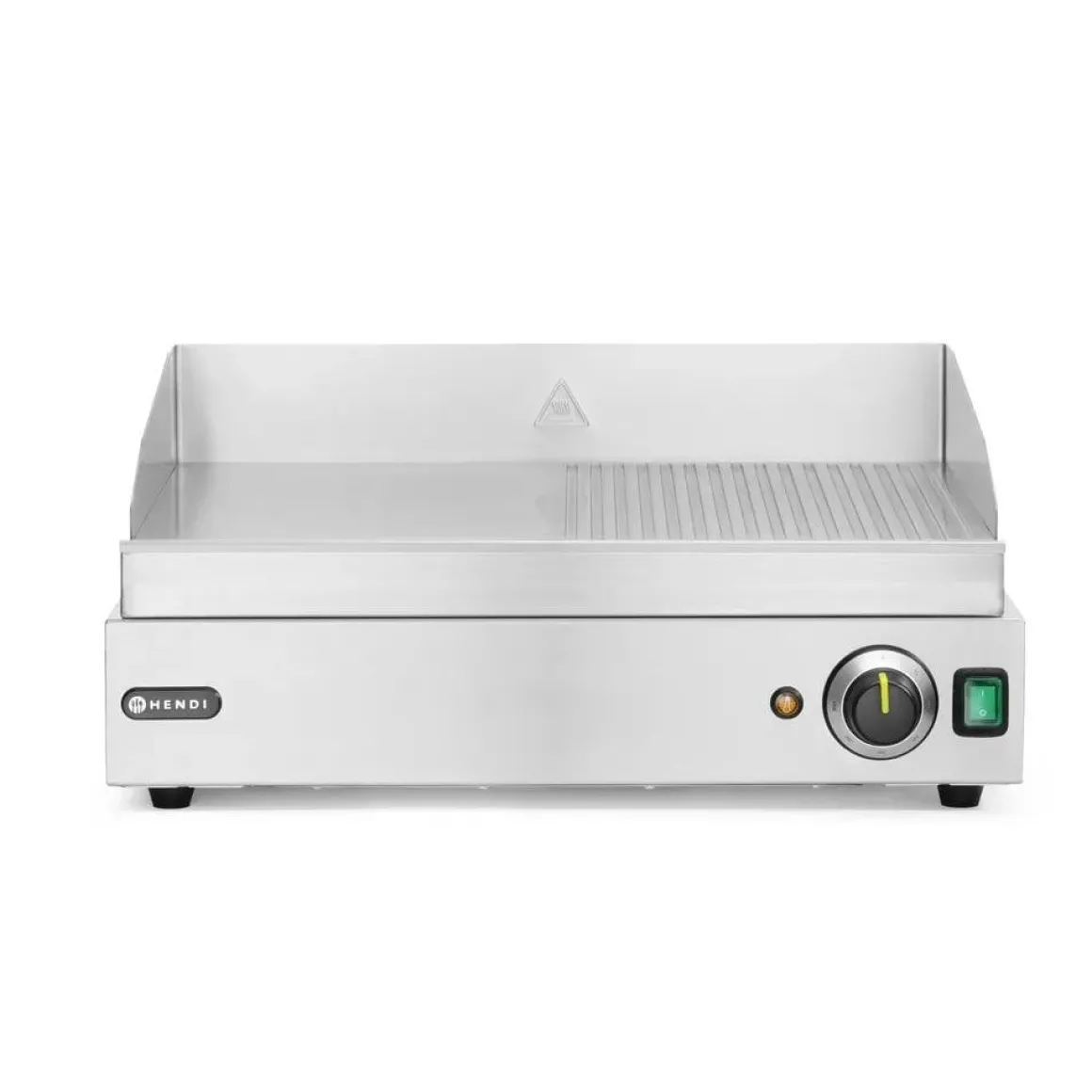 Hendi Bakplaat half geribbeld 1/2 glad 1/2 geribd 230V/2400W