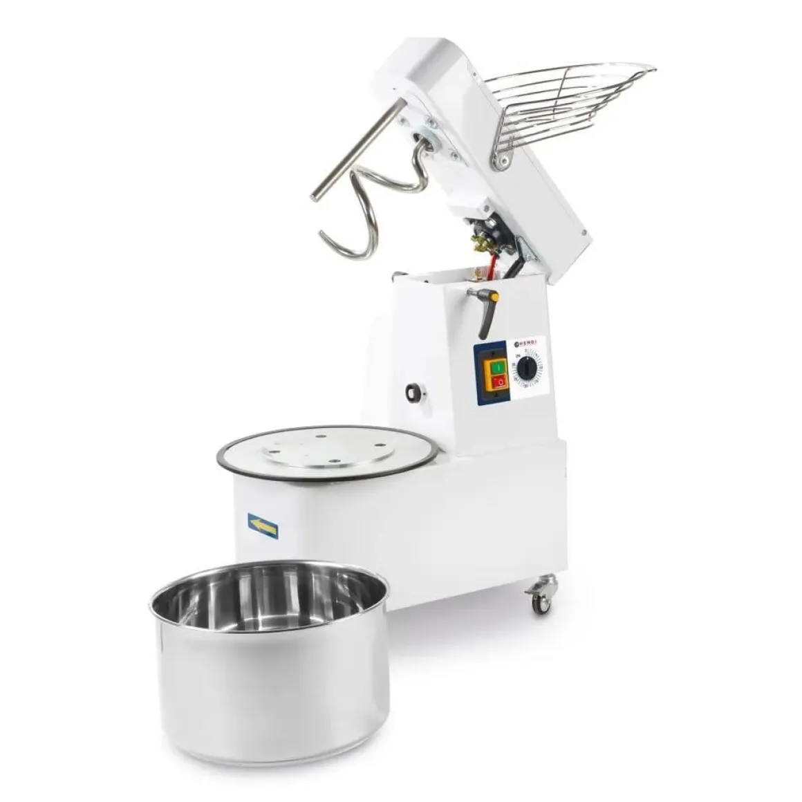 Hendi Deegmachine met kantelbare kop en afneemb mengkom 32L