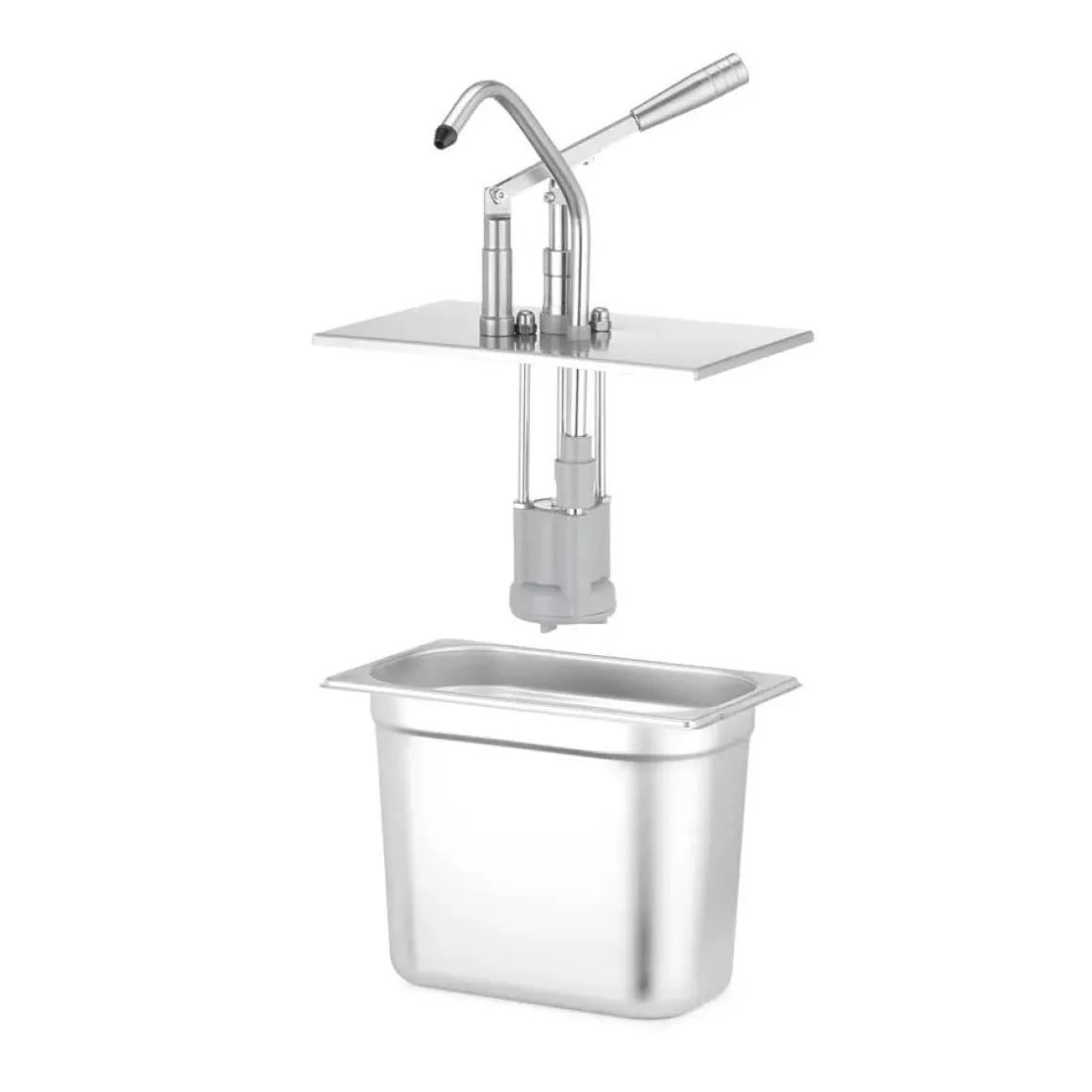 Hendi Deksel met pomp voor GN-1/4 containers