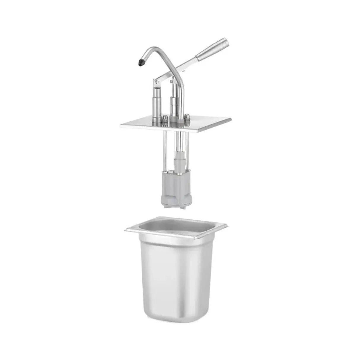 Hendi Deksel met pomp voor GN-1/6 containers