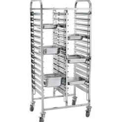 Hendi Dubbele regaalwagen - 30 x GN 1/1 798x610x(H)1710mm