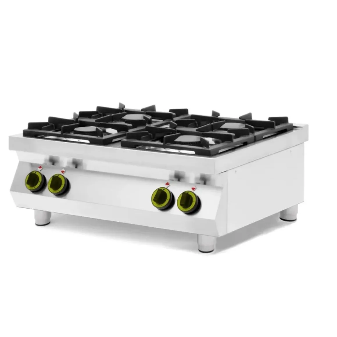 Hendi Gasfornuis 4-pits Kitchen Line - tafel model