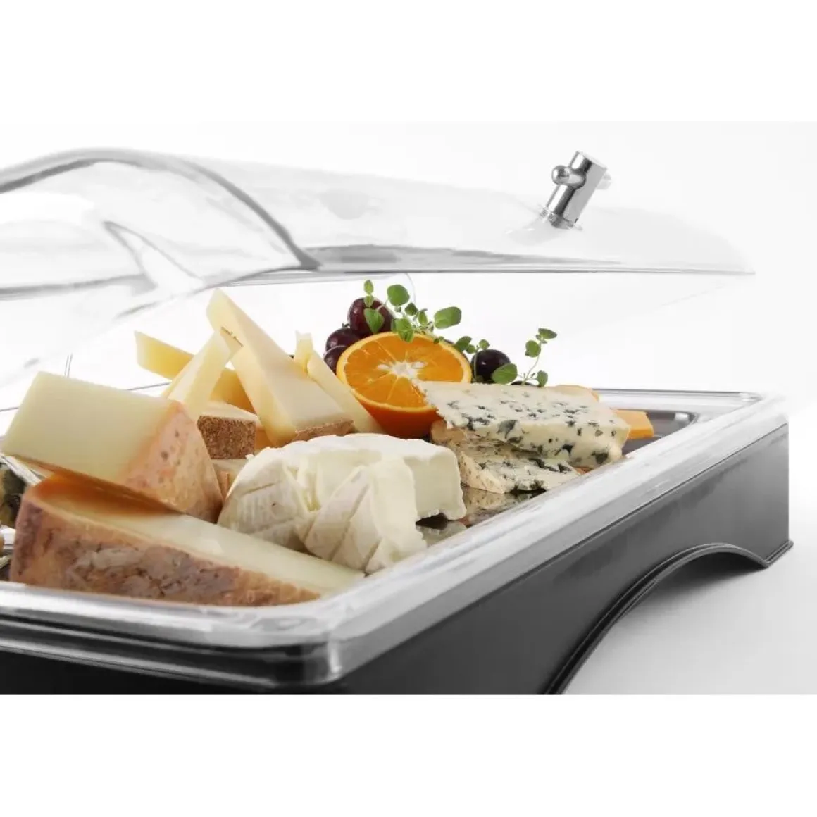 Hendi Gekoeld presentatie display met kap - Gastronorm 1/1