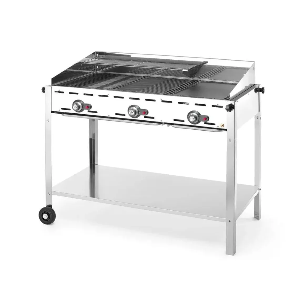 Hendi Green Fire 3 branders incl. bakplaat + 2 GN1/1 rooster