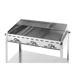 Hendi Green Fire 3 branders incl. bakplaat + 2 GN1/1 rooster