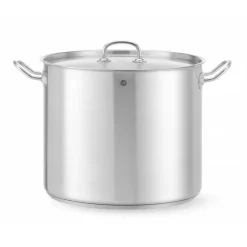 Hendi Kookpan hoog 21L met deksel ⌀320x(H)270mm