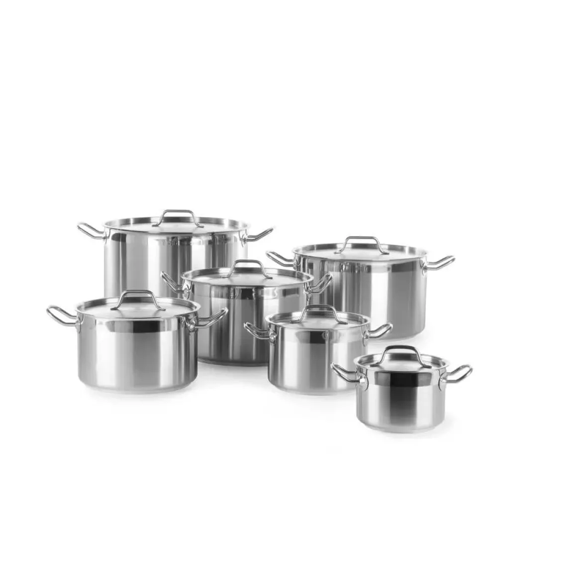 Hendi Kookpan middel 23,5L met deksel ⌀360x(H)230