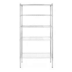 Hendi Opbergrek met 5 schappen Chroom