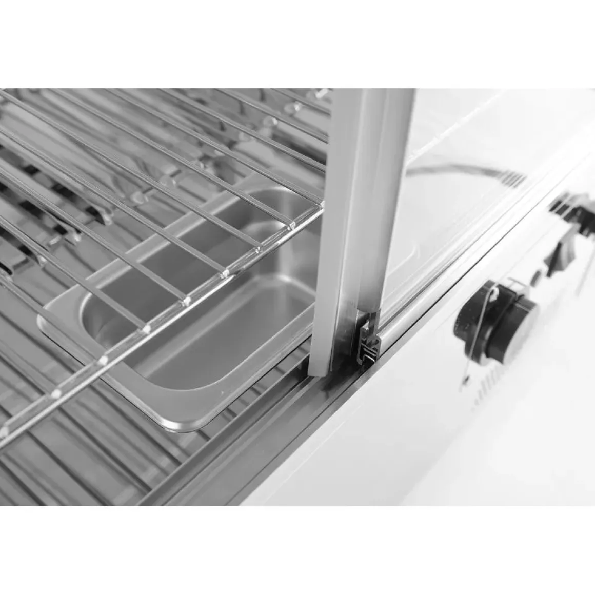 Hendi Opzet warmhoudvitrine 120L