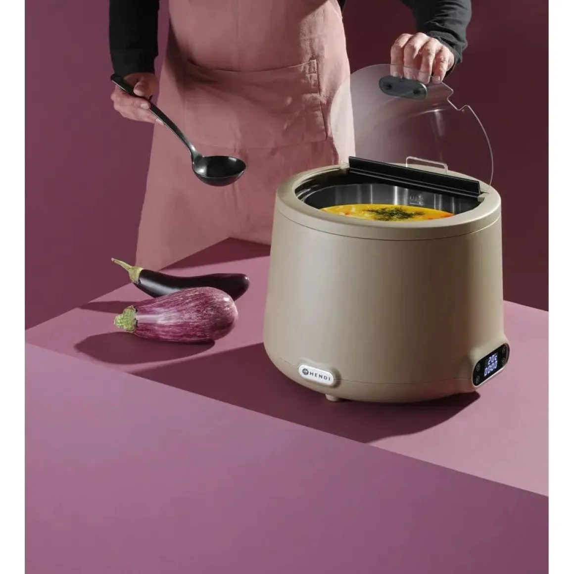 Hendi Soepketel 8L HENDI UNIQ Beige