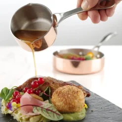 Hendi Steelpannetje Koper met Schenktuit Ø75x40mm