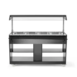 Hendi Warm buffet display incl. 4x GN1/1