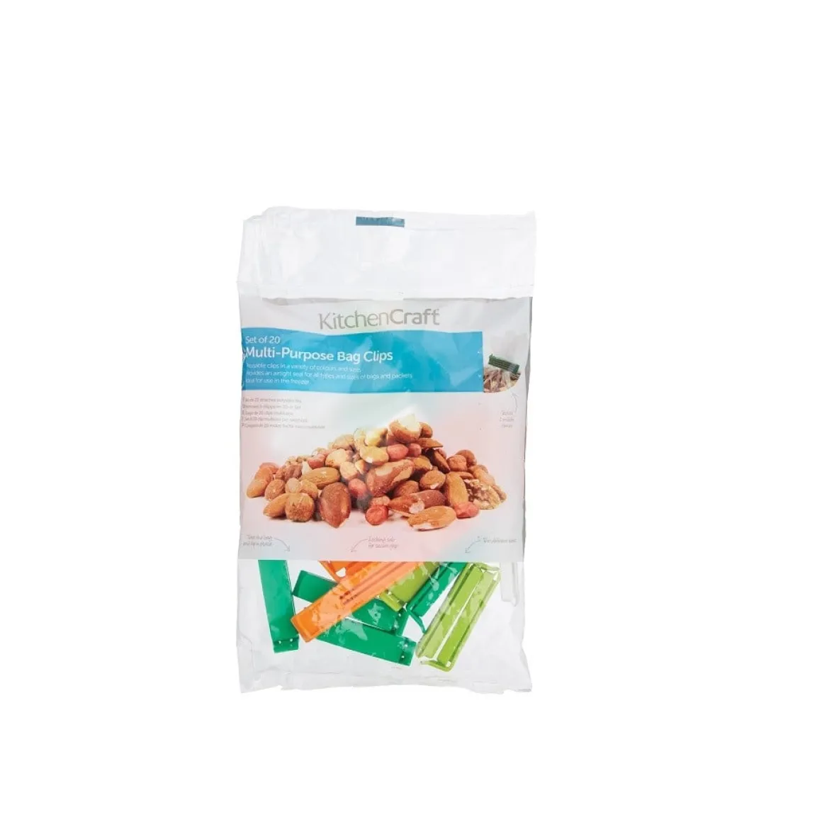 Kitchen Craft Clips voor Zakjes 20st