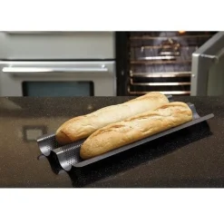 Kitchen Craft Crusty Bake Stokbroodvorm 2-delig 39cm