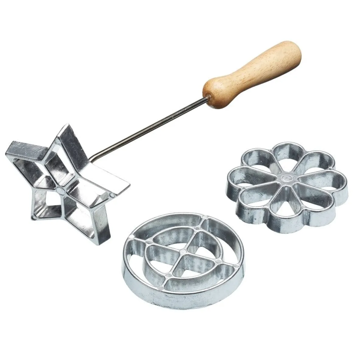 Kitchen Craft Rozet Mallen IJzer Set/3