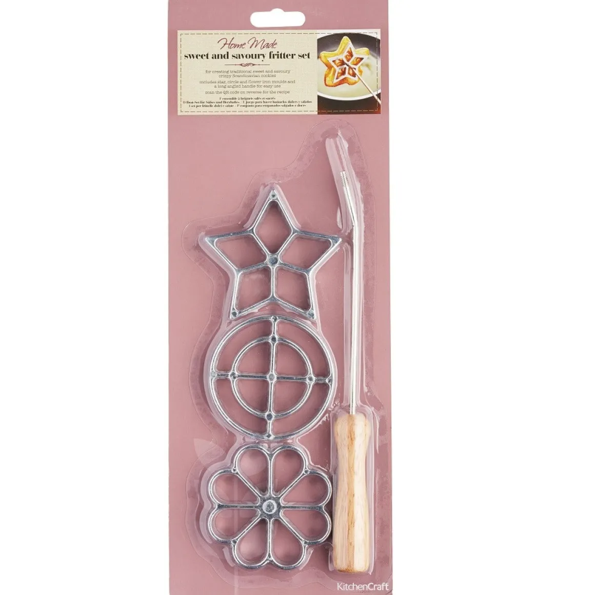 Kitchen Craft Rozet Mallen IJzer Set/3