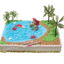 Kleine Zeemeermin taartset (Disney)