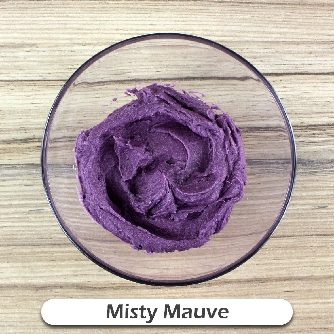 Kleurstof gel PME Misty Mauve 25 gram