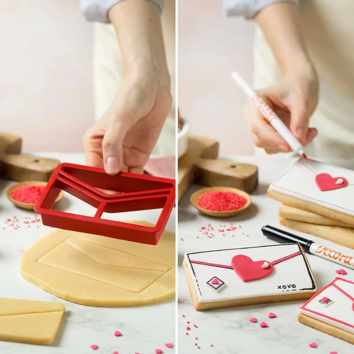 Koekjes Uitsteker Mail 11,2x6x2,2(h)cm