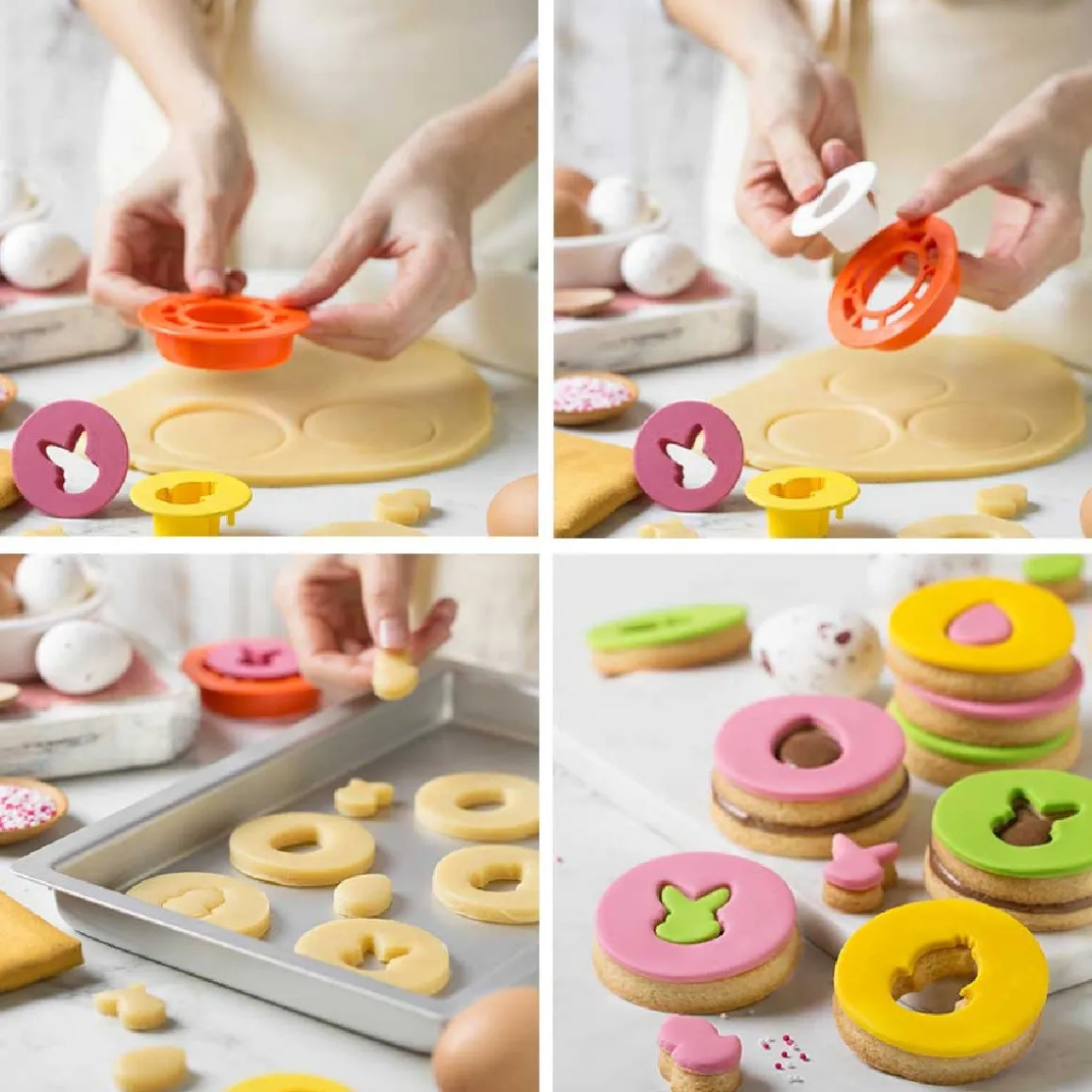 Koekjes Uitsteker Pasen Set/4