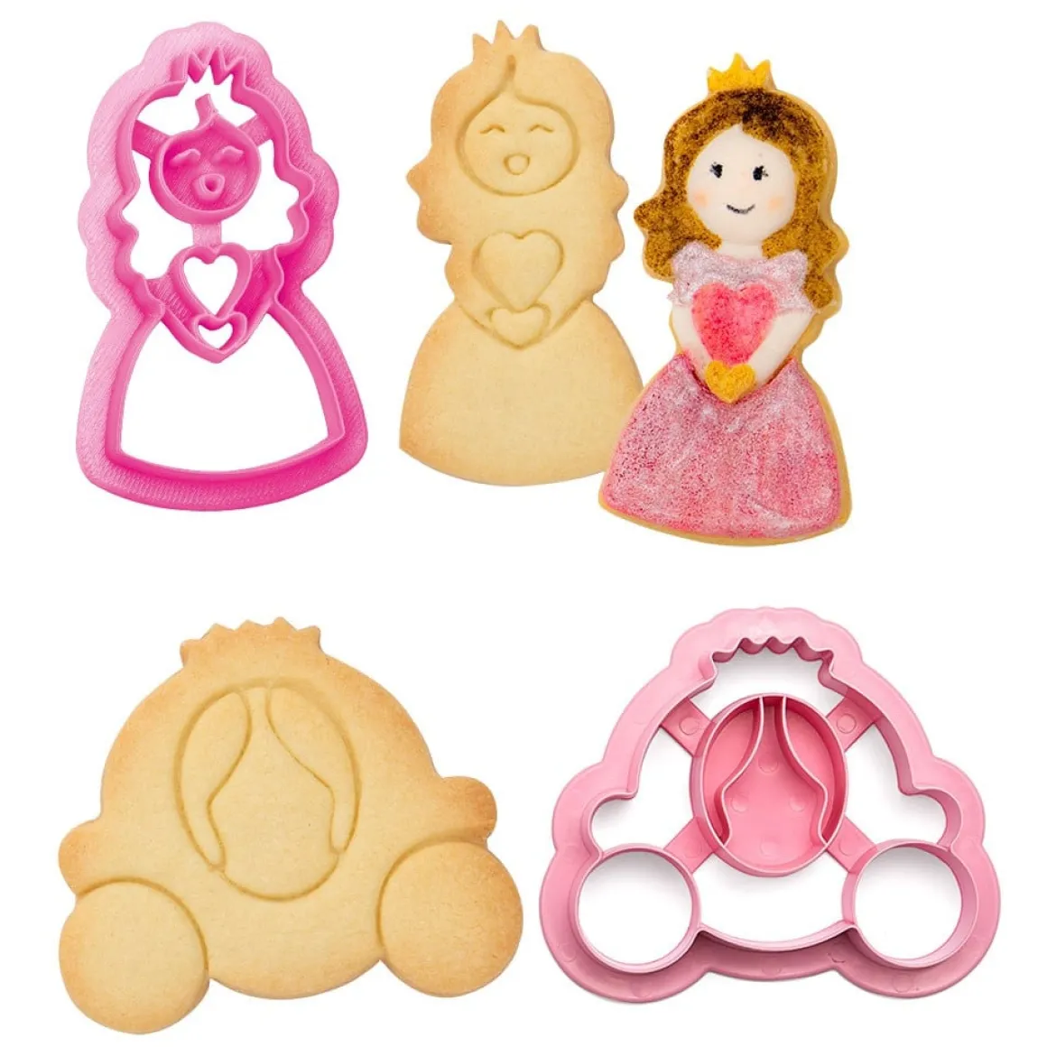 Koekjes Uitsteker Prinses en Koets