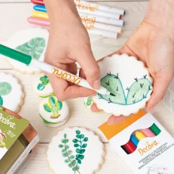 Koekjes Uitsteker Rond Gekarteld Set/6