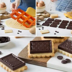 Koekjes Uitsteker Set Chocolade Biscuits 2-delig