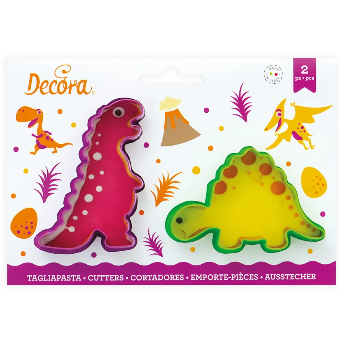 Koekjes Uitsteker Set Dino 2-delig**