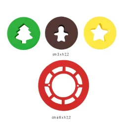 Koekjes Uitsteker Set Kerst Mix & Match 4-delig