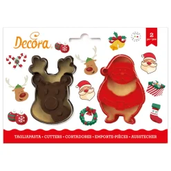 Koekjes Uitstekerset Kerstman & Rendier