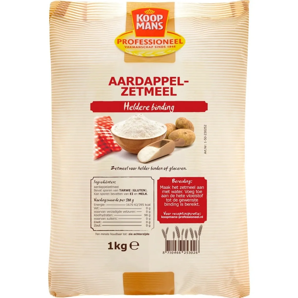 Koopmans Prof. Aardappelzetmeel 1kg