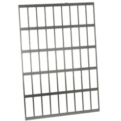 Logo-galettes sjabloon RVS Strip Rechthoek