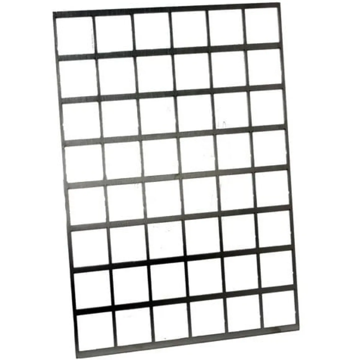 Logo-galettes sjabloon RVS Vierkant