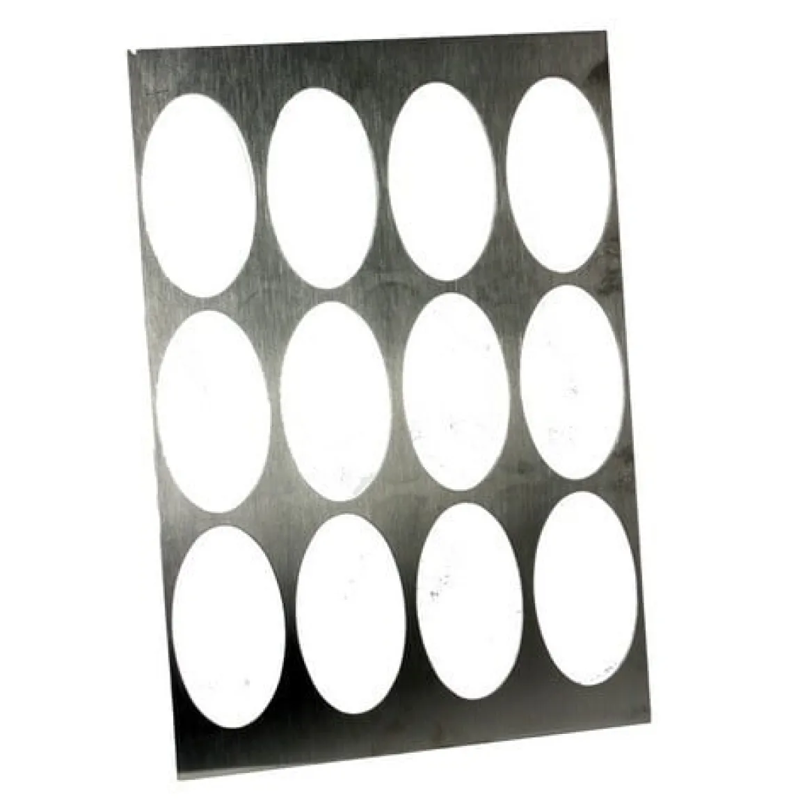 Logo-galettes sjabloon RVS Ovaal Groot