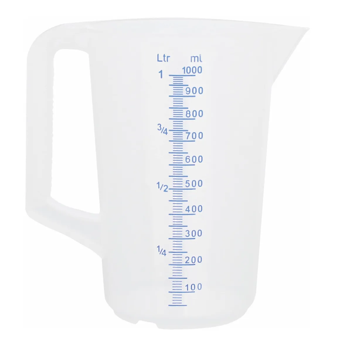 Maatbeker Kunststof, 1 liter