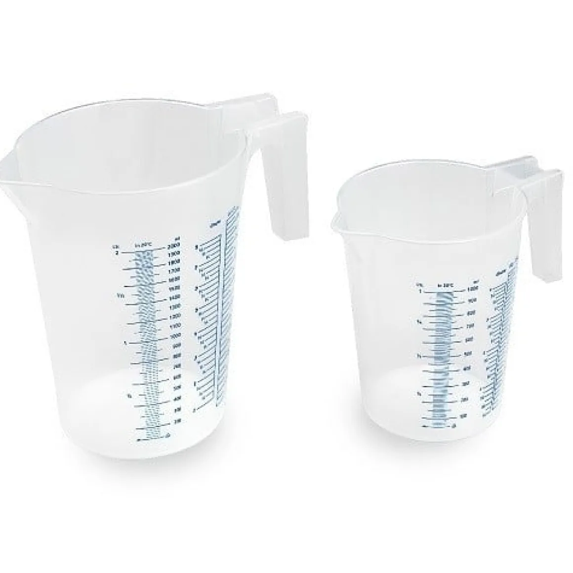 Maatbeker kunststof (open handvat) 1 liter