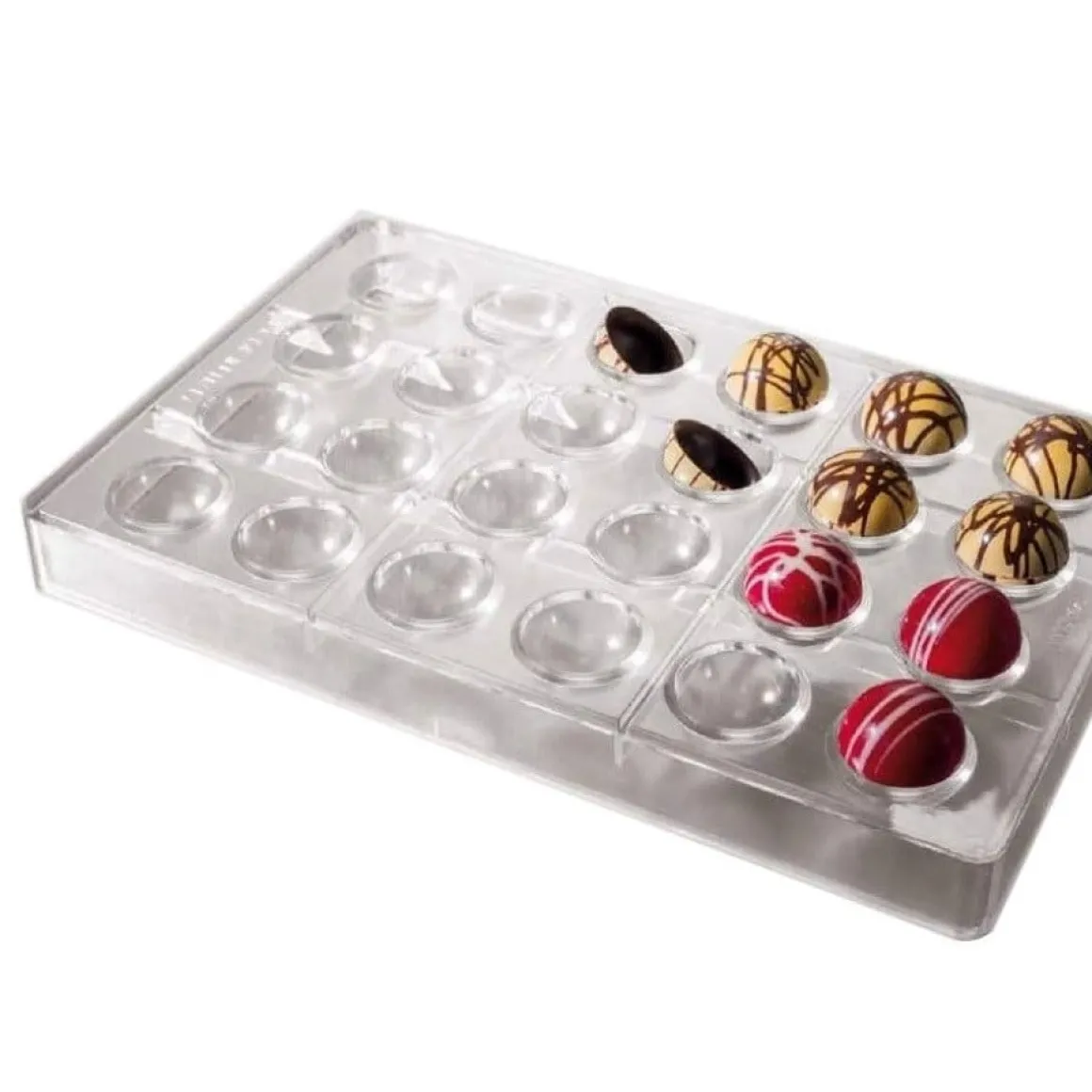 Martellato Bonbonvorm Halve Bol klein (24x) Ø30 mm