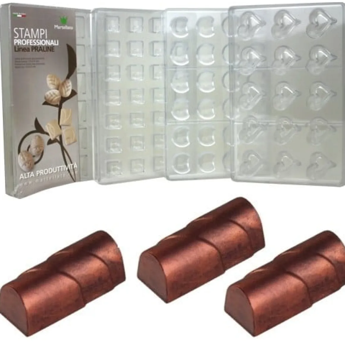 Martellato Bonbonvorm Staafje II (30x) 40x18 mm