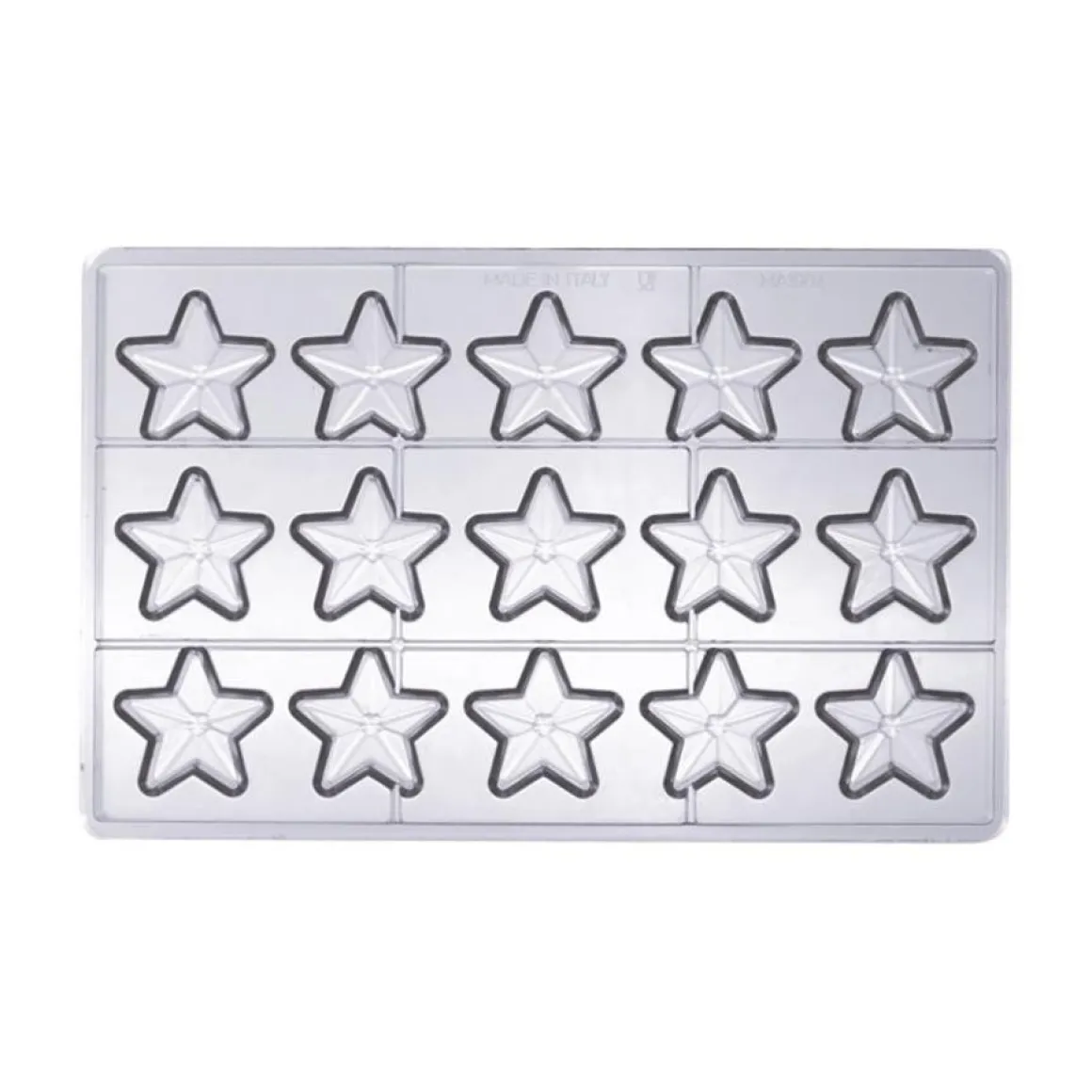 Martellato Bonbonvorm Sterretjes (15x) 40x42x16mm