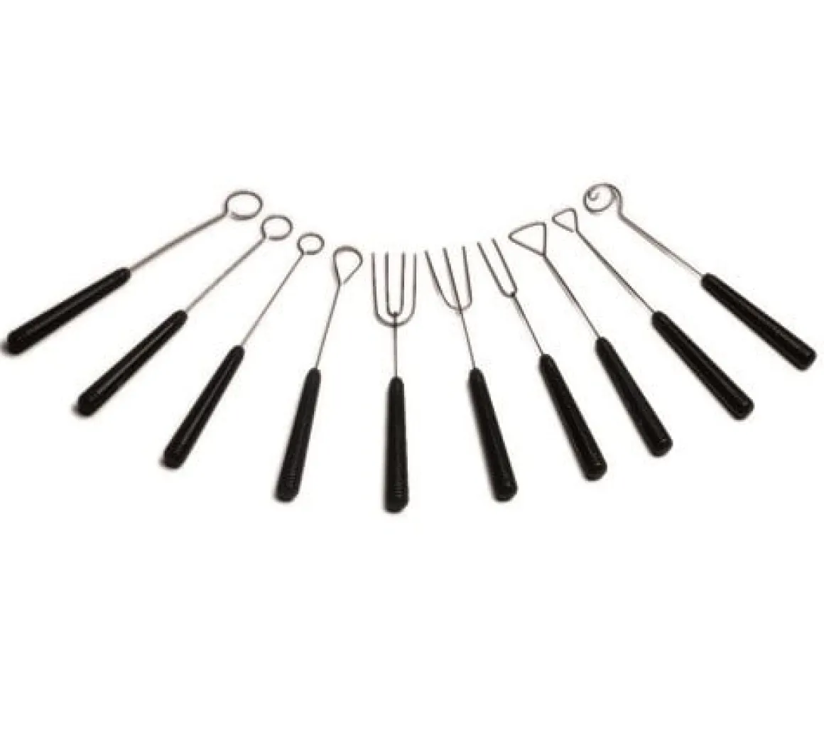 Martellato Doorhaalvorkjes RVS set/10