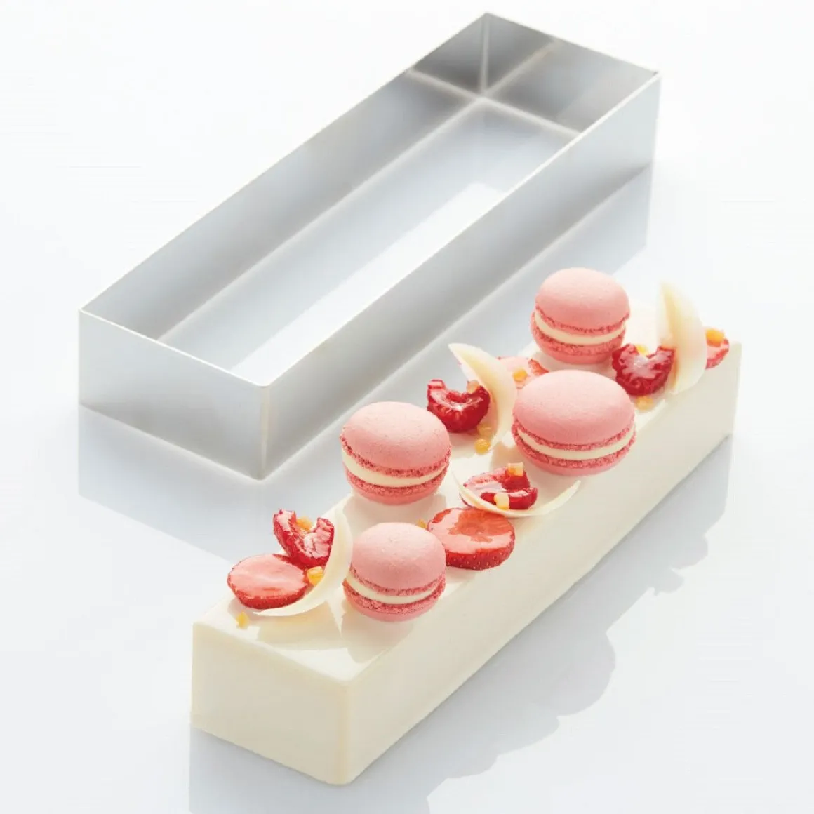 Martellato Taartring RVS Rechthoek 92x292x40mm